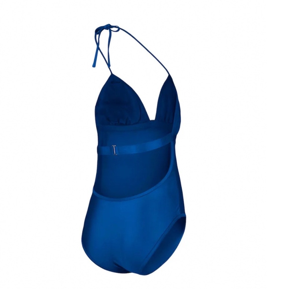 Los Angeles Dodgers G-III 4Her Carl Banks Women Royal One-Piece Swimsuit - Picture 3 of 5